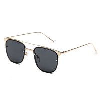 CHB Gold Frame Gray Len SUN Women Sunglasses