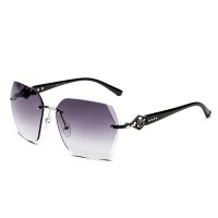 CHB Black Frame UV Protection SUN Women Sunglasses