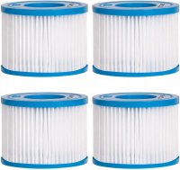 Type VI for Coleman Hot Tub Filters, Saluspa Filter 90352E, Bestway Pool Pump Filter Cartridge, Lay-Z-Spa, Inflatable Hot Tub Systems, Portable Hot Tub Filters, 2 Pack