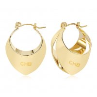 Half Hollow Ball Drop Dangle Hoop Earrings 14K Gold Plated Earrings For Women Girls