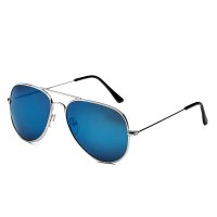 CHB Silver/Blue Polarized SUN Men Sunglasses