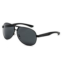 CHB Black/Gray Polarized SUN Men Sunglasses