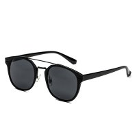 CHB Black Frame Gray Lens Polarized SUN Unisex Sunglasses