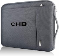 360 Protective Laptop Case Sleeve 14 15.6 Inch,Waterproof Computer Bag Cover Compatible with 16" MacBook Pro,15 Surface Book 3,HP Chromebook 14/Pavilion,Samsung Chromebook 15.6 -Grey